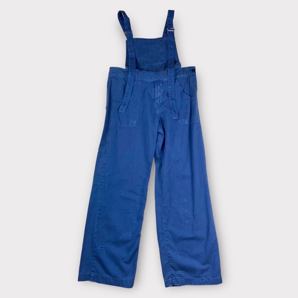 At Your Own Risk Vintage Fold Down Overall Pants - Picture 6 of 11